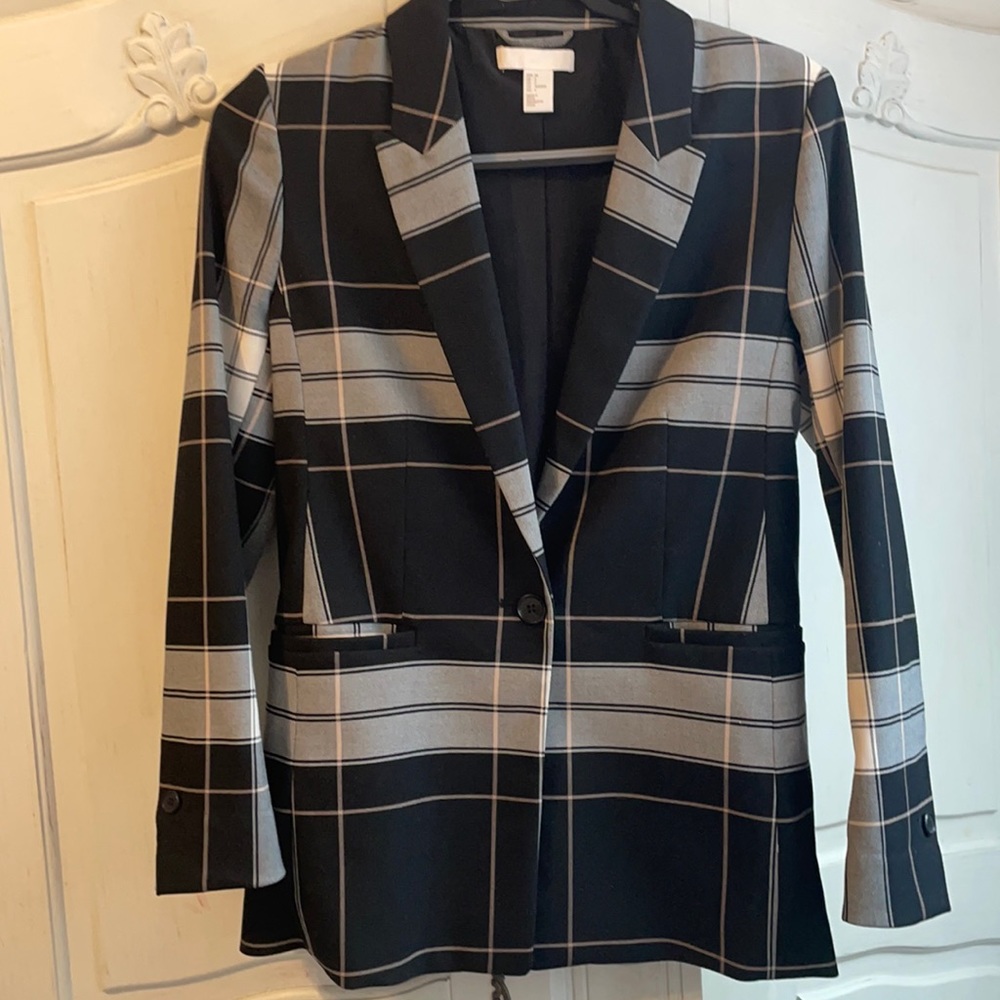 Plaid blazer